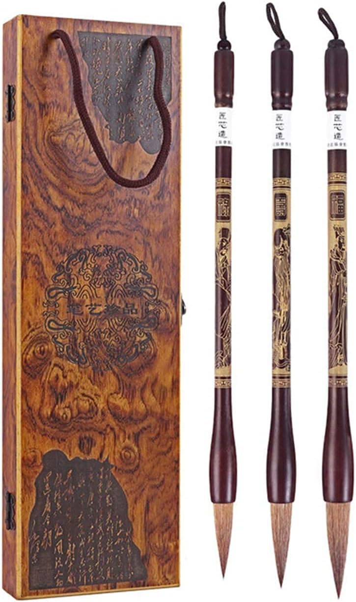 【更に値下げしました】短軸赤天尾特大筆 特三号 兼毛筆 3号（黒天尾） 伝統的工芸品豊橋筆 嵩山工房オンラインショップ 匠